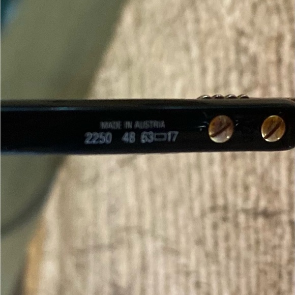 Dior Black and Gold Sunglasses
